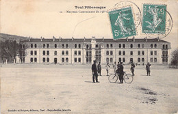 CPA - MILITARIAT - TOUL Pittoresque - Nouveau Casernement Du 156è - Animée - Barracks