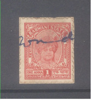 BARWANI  State  1A  Revenue Type 24  # 35536 D Inde India Fiscaux Fiscal Revenue - Barwani