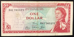 EAST CARIBBEAN STATES $ 1 Dollar 1965 Pick#13d Vf+ Bb+ LOTTO 3834 - Ostkaribik