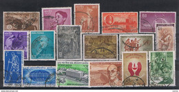 INDIA:  1957/71  COMMEMORATIVES  -  LOT  17  USED  STAMPS  -  YV/TELL. 84//324 - Gebraucht