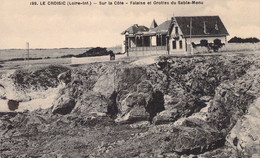 CPA - FRANCE - 44 - LE CROISIC - Grotte Et Falaise Du Sable Menu - F Chapeau - Le Croisic