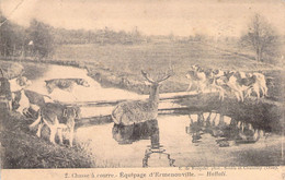 CPA - FRANCE - CHASSE - Chasse à Courre - Equipage D'Ermenonville - Hallali - E De Rozycki - Chasse