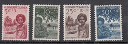 Nederland Nieuw-Guinea 1957 Mi Nr 45 - 48,  Kinderpostzegels, Kinderhulp, Postfris Met Plakker - Nouvelle Guinée Néerlandaise