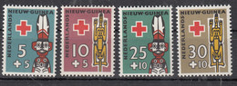 Nederland Nieuw-Guinea 1958 Mi Nr 49 - 52,  Rode Kruis, Red Cross,  Postfris Met Plakker - Niederländisch-Neuguinea