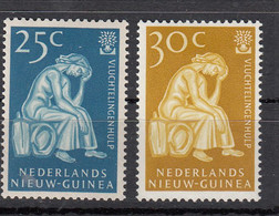 Nederland Nieuw-Guinea 1960 Mi Nr 61 - 62, Vluchtingen, Refugees,    Postfris Met Plakker - Nederlands Nieuw-Guinea