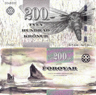 Faroe (Faeroe) Islands 2011(2012) - 200 Kronur - Pick 31 UNC - Faroe Islands