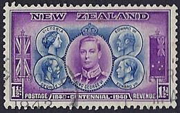 NEW ZEALAND 1940 1½d Light Blue & Mauve SG615 Used - Used Stamps