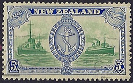 NEW ZEALAND 1946 QEII 5d Green & Ultramarine SG673 FU - Usati