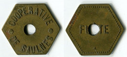 N93-0724 - Monnaie De Nécessité - Saulnes - Coopérative De Saulnes - Flûte - Monétaires / De Nécessité