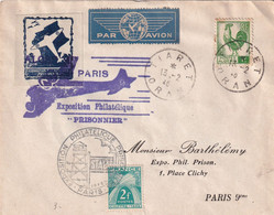 Algérie - Lettre Avec Vignette Aérienne - Covers & Documents