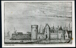 Kasteel Radboud , Medemblik Naar Tekening Omst. 1640. - Not  USED 2 Scans For Condition.(Originalscan !!) - Medemblik