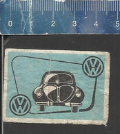 VOLKSWAGEN VW KEVER VW COCCINELLE VW BEETLE Matchbox Label BELGIUM - Zündholzschachteletiketten