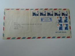 ZA398.4  ISRAEL  Registered   Airmail Cover -  Cancel Ca 1990  HAIFA Sent To Hungary - Storia Postale