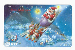 JAPON TELECARTE PERE NOEL - Kerstmis