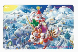 JAPON TELECARTE PERE NOEL - Navidad