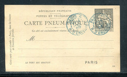 Pneumatique (carte  ) De Paris En 1899, écrite Au Verso - D 204 - Neumáticos