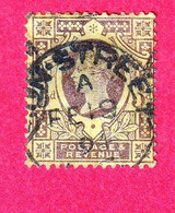 GBT1323- GRÃ-BRETANHA 1887_ 92- USD - Oblitérés
