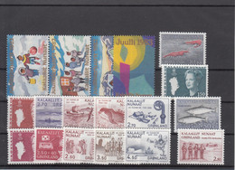 Greenland 1982-1983 - Full Years MNH ** - Années Complètes