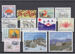 Greenland 1993 - Full Year MNH ** Missing Block 4 - Años Completos