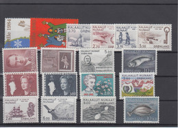 Greenland 1984-1985 - Full Years MNH ** - Années Complètes