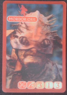 ► MORDOR ORK  Lord Of The Rings (3D German Trading Card) Le Seigneur Des Anneaux Version Allemagne En Relief  Kellog's - Il Signore Degli Anelli