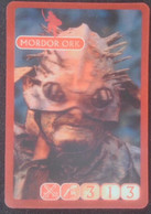 ► MORDOR ORK  Lord Of The Rings (3D German Trading Card) Le Seigneur Des Anneaux Version Allemagne En Relief  Kellog's - Lord Of The Rings