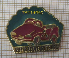 PAT14950 22e RALLYE SYRELEC Voiture Rouge - Rallye