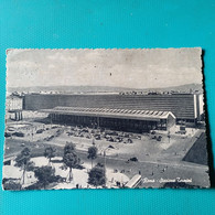 Cartolina Roma - Stazione Termini. Viaggiata 1955 - Stazione Termini