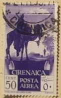 ITALIA  COLONIE 1932 CIRENAICA POSTA AEREA CENT. 50 - Cirenaica