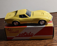 Voiture Chevrolet Corvette 1968 - Solido / Hachette - Otros & Sin Clasificación