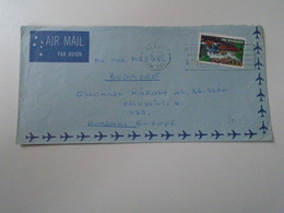 ZA399.6     Australia  Airmail Cover - 1979 GLEBE NSW     Sent To Hungary - Covers & Documents