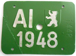 Velonummer Appenzell Innerrhoden AI 48, Defekt - Plaques D'immatriculation