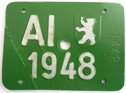 Velonummer Appenzell Innerrhoden AI 48, Defekt - Number Plates