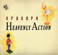 *12" Maxi *  ERASURE - HEAVENLY ACTION (France 1985 EX) - 45 T - Maxi-Single