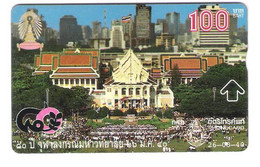 Thailand - L&G - TOT T 338 - Chulalongkorn University 80Th Anniversary - Building  - 100 Baht - 741C - Thaïland