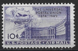United States 1949. Scott #C42 (MH) UPU Post Office Department Building  *Complete Issue* - 2b. 1941-1960 Nuevos