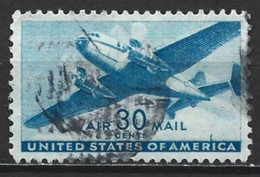 United States 1941. Scott #C30 (U) Twin-Motored Transport Plane - 2a. 1941-1960 Oblitérés