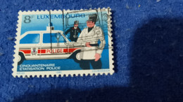 LÜKSEMBURG -1970-80  -8F DAMGALI ANMA PULU - Used Stamps
