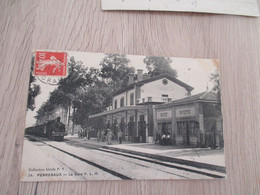 CPA Algérie Perregaux La Gare Train - Otros & Sin Clasificación