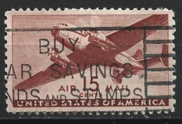 United States 1941. Scott #C28 (U) Twin-Motored Transport Plane - 2a. 1941-1960 Gebraucht