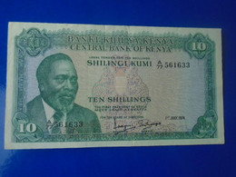 KENYA , P 7e,  10 Shillings , 1974 ,  EF SUP - Kenya