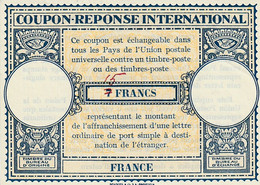 Coupon-réponse International 15 Francs Sur 7 Francs Type Londres LO14 - Buoni Risposte