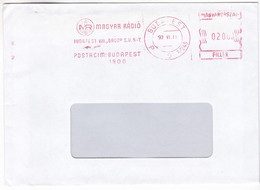 K361 Hungary 1995 Red Meter Stamp With Slogan Hungarian Radio Budapest 5 - Viñetas De Franqueo [ATM]