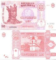 2013, Moldova, 50Lei/2015, UNC - Moldawien (Moldau)