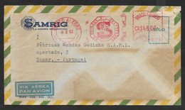 Brèsil Brasil EMA Cachet Rouge 1963 Moinhos Rio Grandenses Porto Alegre Brazil Franking Meter - Covers & Documents