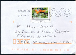 France-IDTimbres - Les Cerises - YT IDT 7 Sur Lettre Du 26-07-2021 - Covers & Documents