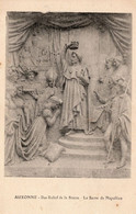 NAPOLÉON - AUXONNE - BAS RELIEF DE LA STATUE NAPOLEONE BONAPARTE - CARTOLINA FP SCRITTA NEL 1918 - Histoire