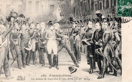 NAPOLÉON - FONTAINEBLEAU LES ADIUEUX DE NAPOLEONE BONAPARTE 20.04.1814 - CARTOLINA FP SPEDITA - Histoire