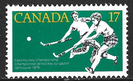 CANADA. N°709 De 1979. Hockey Sur Gazon. - Jockey (sobre Hierba)