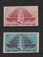 Levant  - 1942  - PA5/6 - Non Dentelés  - Neufs ** - MNH - Unused Stamps